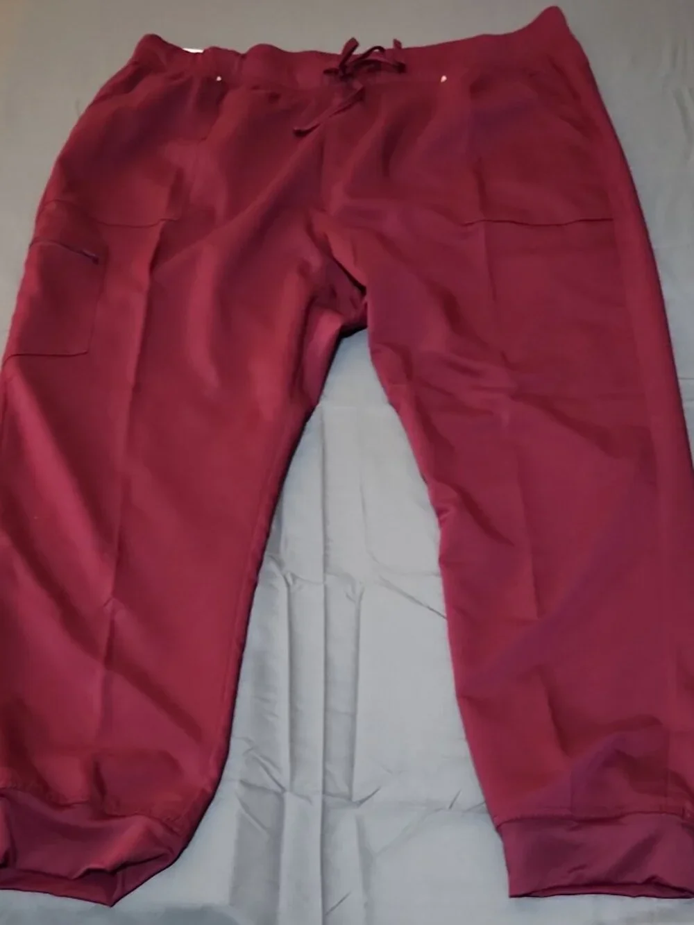 Scrubstar NWT Women’s 3XL Jogger Scrub Pants Wine Medical Uniform